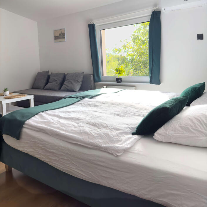 Apartament nr 1 salon z sypialnią