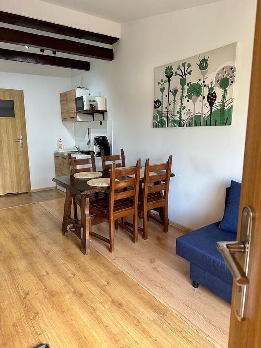 Apartament nr 2 jadalnia z aneksem kuchennym